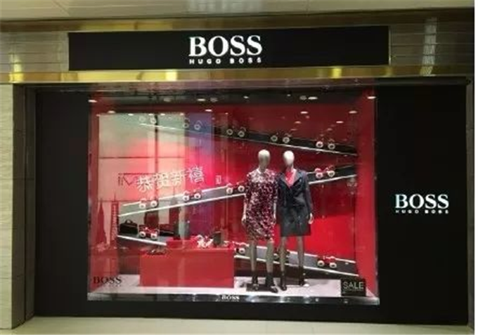 boss橱窗展示